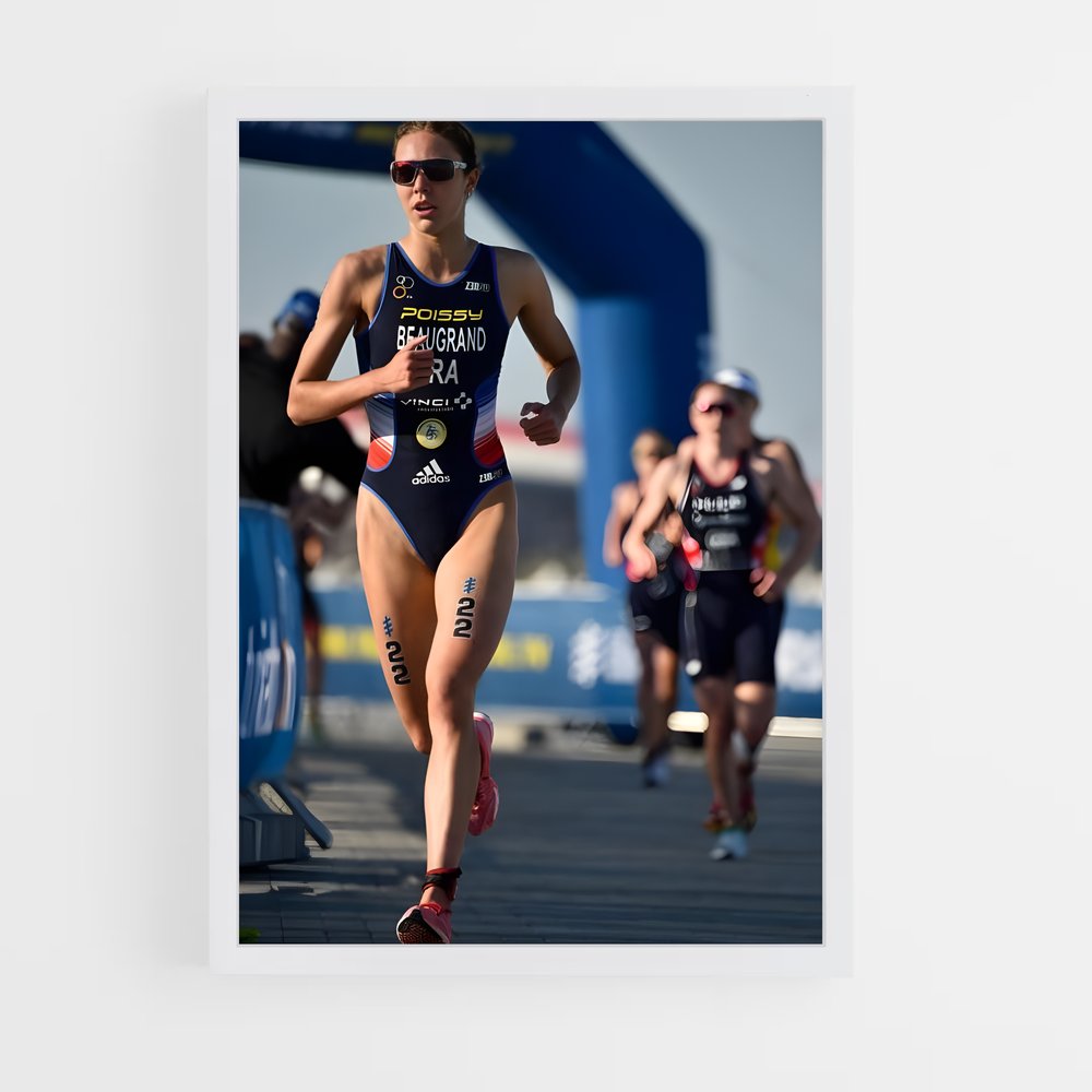 Poster La Course de Cassandre – affiche Athlétisme (vue 3)